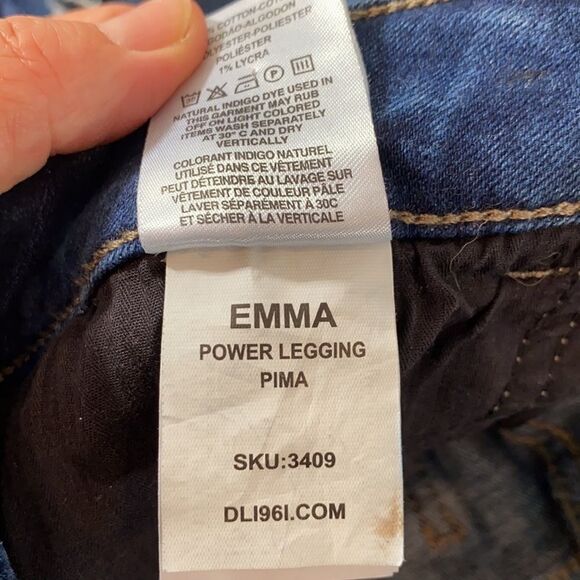 DL1961 Emma Power Legging In Pima Size 26 - Picture 9 of 10